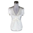 Unisex Escada - Short-sleeved blouse, size 40 - Natural white ()