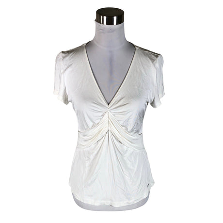 Unisex Escada - Short-sleeved blouse, size 40 - Natural white ()
