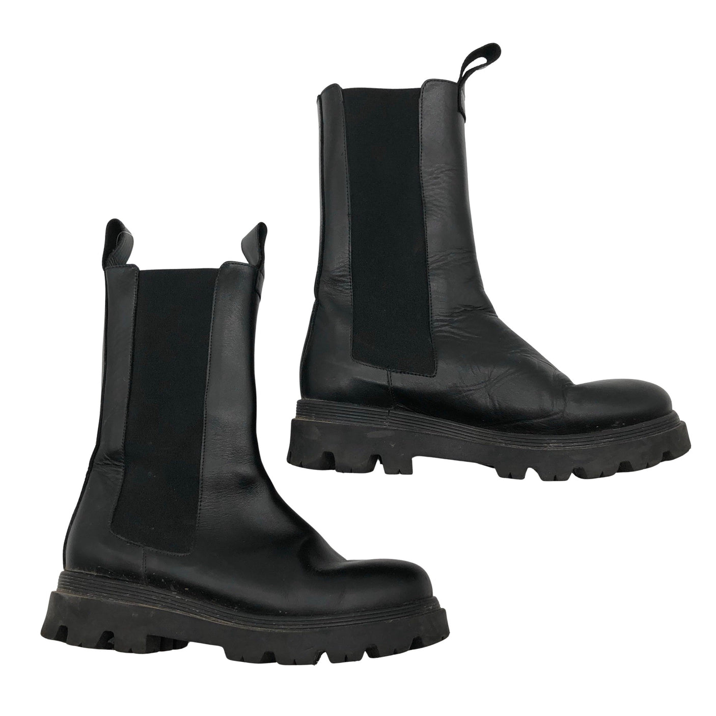 Unisex Flattered - Ankle boots, size 37 - Black (1)