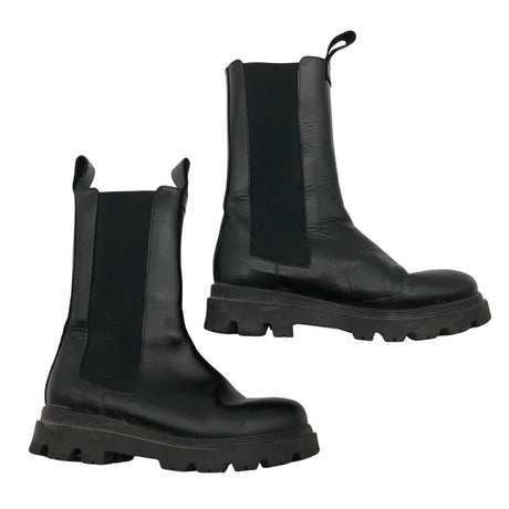 Unisex Flattered - Ankle boots, size 37 - Black ()