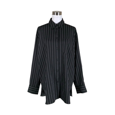 Unisex Gestuz - Schiffon tunic, size 38 - Black ()
