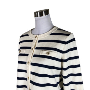 Unisex Lilysilk - Cardigan, size 38 - White (3)