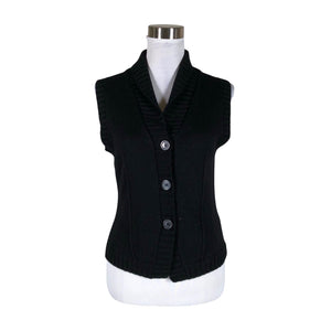 Unisex Ril's - Knit vest, size 38 - Black (1)