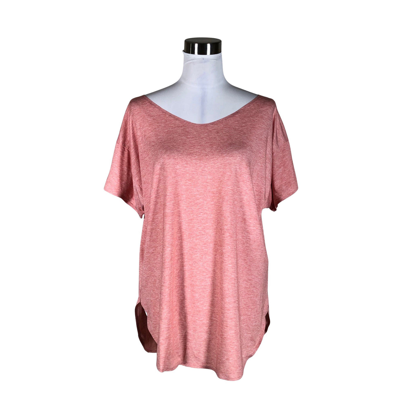 Unisex Uniqlo - Sports shirt, short sleeve, size 38 - Light pink (1)