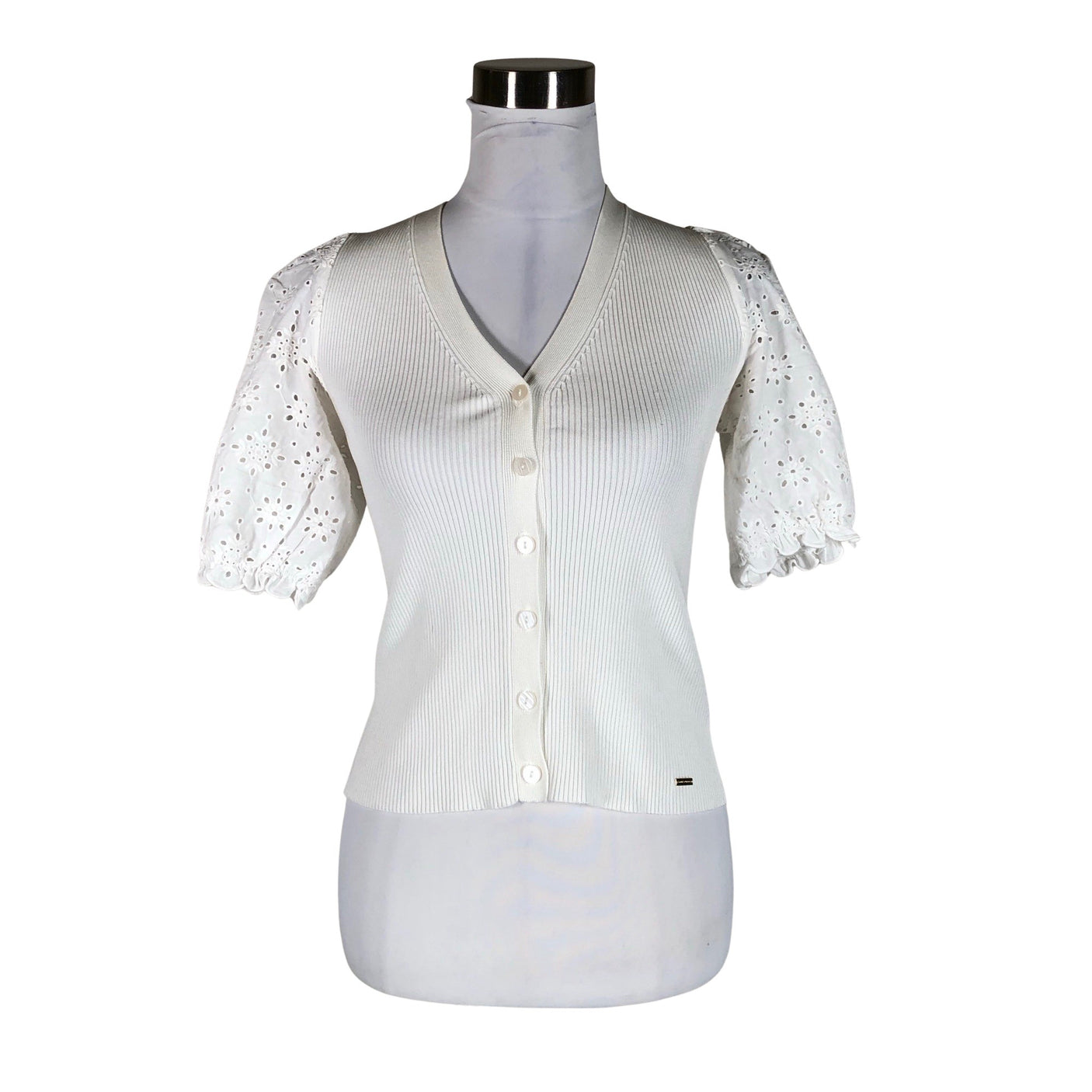 Unisex Holly & Whyte by Lindex - Cardigan, size 36 - White (1)