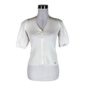 Unisex Holly & Whyte by Lindex - Cardigan, size 36 - White (1)