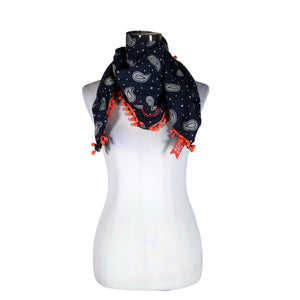 Unisex Alprausch - Scarf, size Midi - Blue (1)