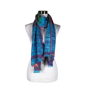 Unisex Shingora Fashion - Scarf, size Midi - Blue (1)