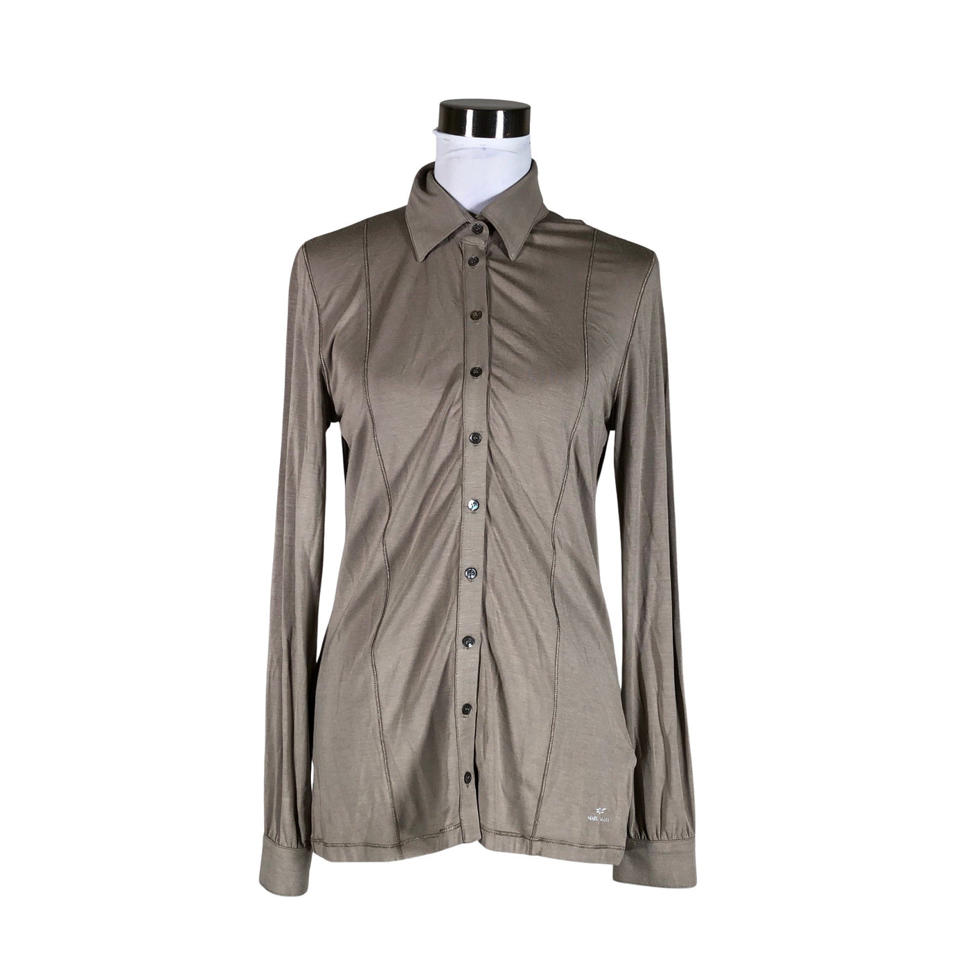 Unisex Marc Aurel - Tricot shirt, size 40 - Brown (1)