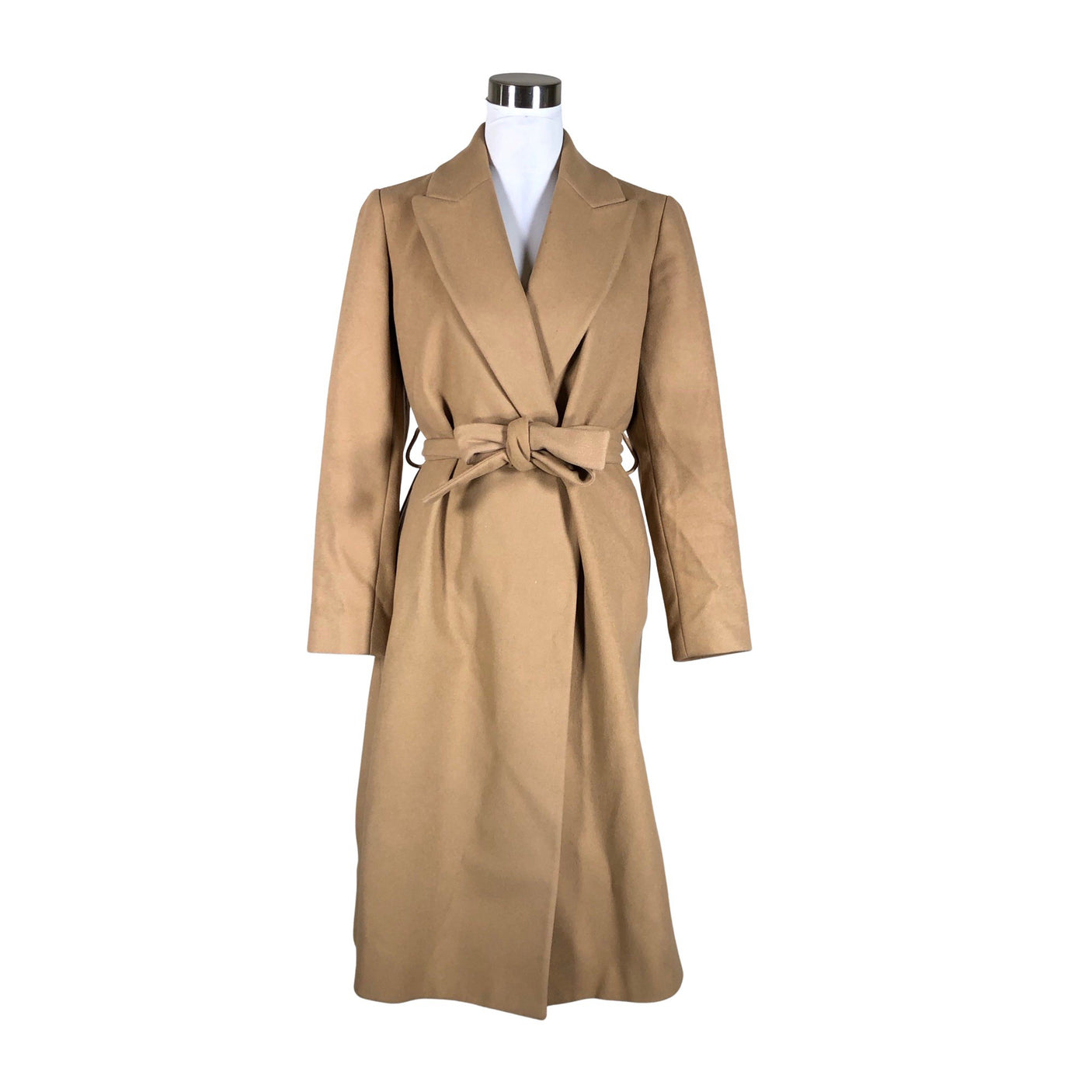 Unisex Massimo Dutti - Wool coat, size 38 - Brown (1)
