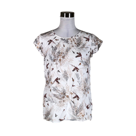 Unisex Soyaconcept - Short-sleeved blouse, size 36 - White ()