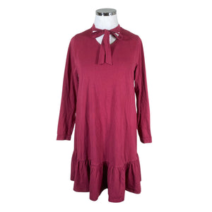 Unisex NOSH - Tricot dress, size 42 - Wine red (1)