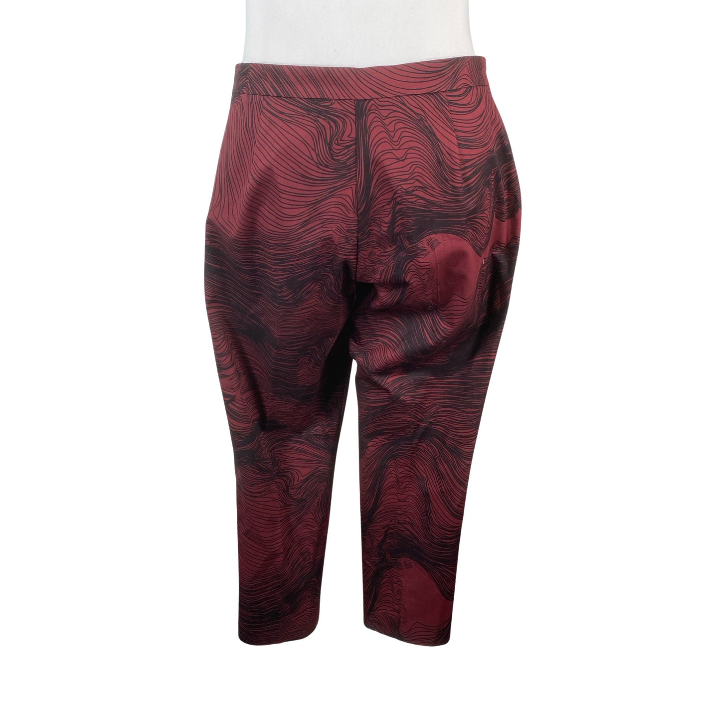 Unisex Marimekko - Straight leg trousers, size 44 - Wine red (2)