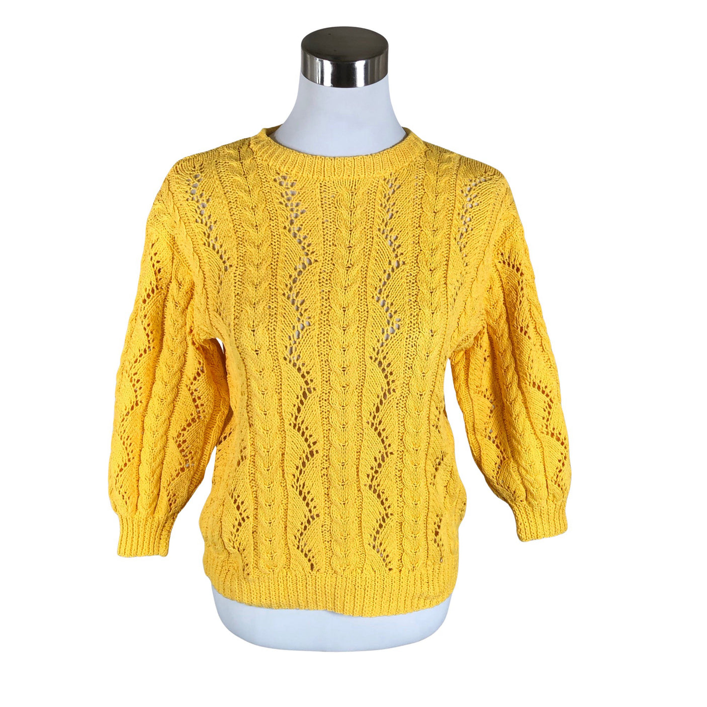 Unisex Handmade - Sweater, size 36 - Yellow (1)