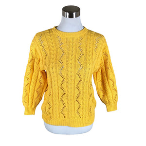 Unisex Handmade - Sweater, size 36 - Yellow (1)