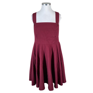 Unisex Hell Bunny - Dress, size 44 - Wine red (1)