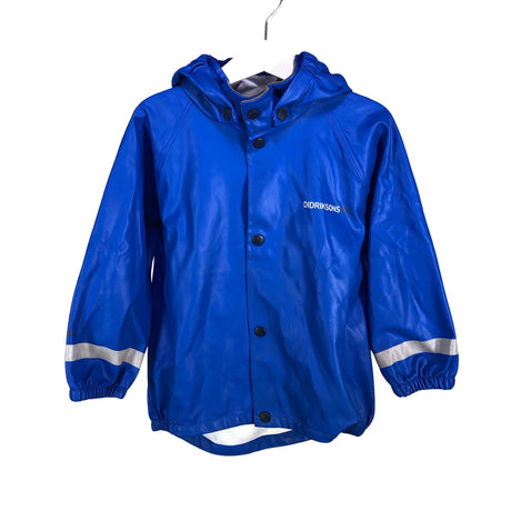Unisex Didriksons - Rain jacket, size 98 - 104 - Blue ()