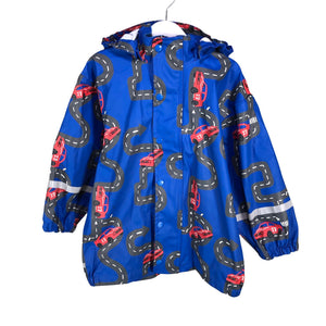 Unisex Lindex - Rain jacket, size 110 - 116 - Blue (1)