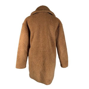 Unisex Abercrombie&Fitch - Faux fur coat, size 36 - Brown (2)
