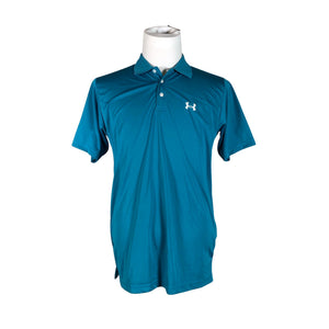 Unisex Under Armour - Sports shirt, short sleeve, size L - Turquoise (1)