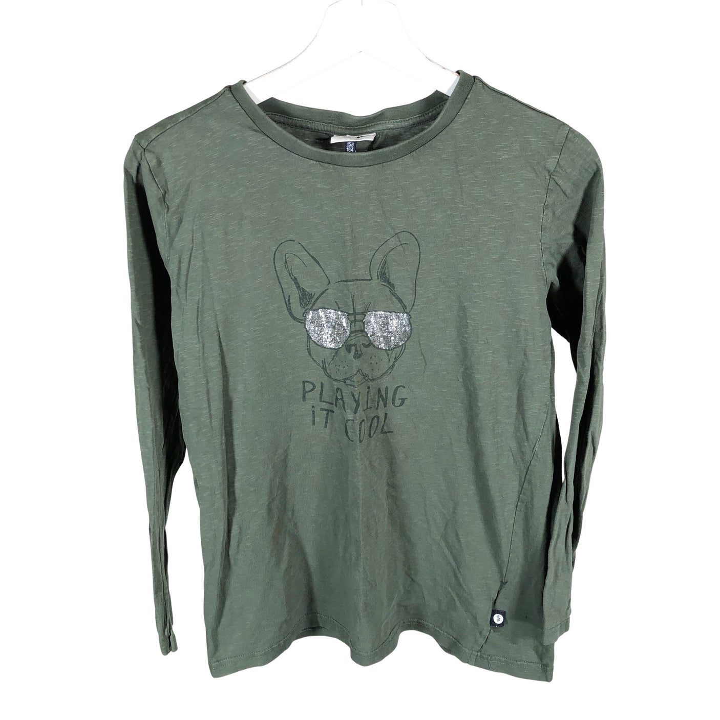 Unisex POMPdeLUX - Tricot shirt, size 158 - 164 - Green (1)
