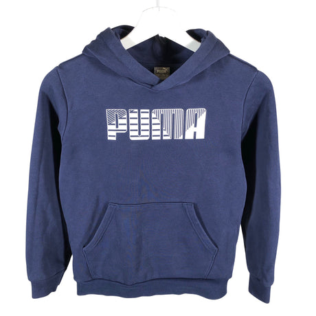 Unisex Puma - Hoodie, size 146 - 152 - Blue ()