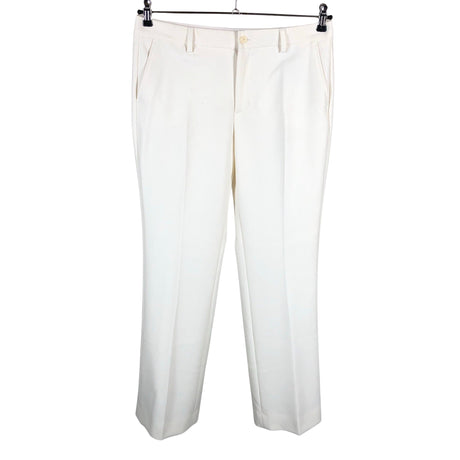 Unisex Sand - Straight leg trousers, size 38 - White ()
