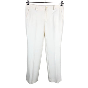 Unisex Sand - Straight leg trousers, size 38 - White (1)