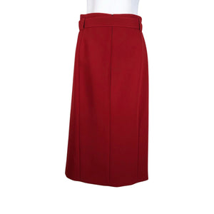 Unisex Hugo Boss - Fabric skirt, size 40 - Wine red (2)