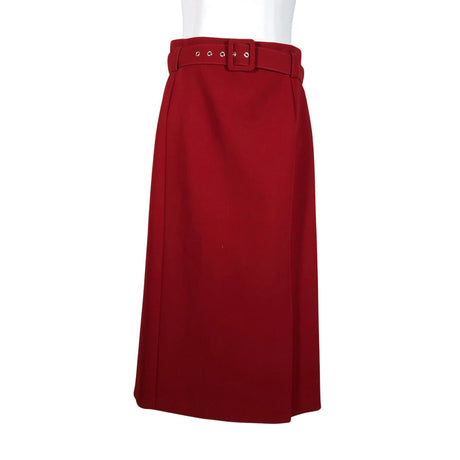 Unisex Hugo Boss - Fabric skirt, size 40 - Wine red ()