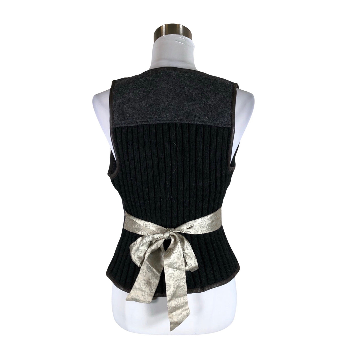 Unisex Hugo Boss - Knit vest, size 40 - Gray (2)