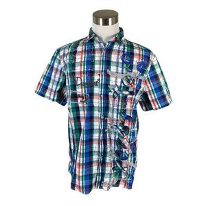 Unisex Desigual - Collared shirt, size XXL - Blue (1)