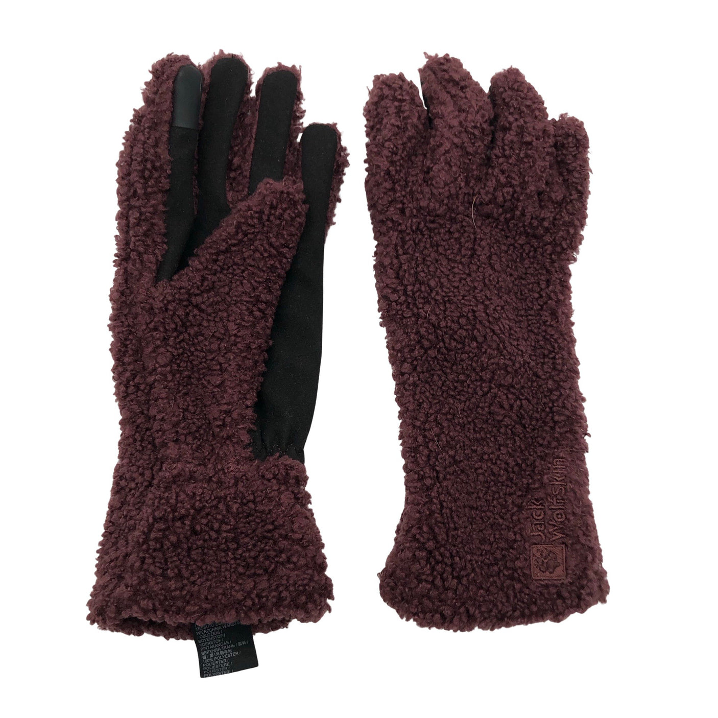 Unisex Jack Wolfskin - Winter gloves, size No size - Violet (1)