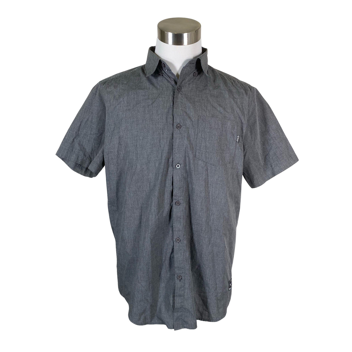 Unisex Ripzone - Collared shirt, size L - Gray (1)