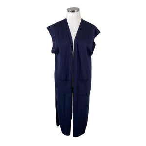 Unisex In Front - Knit vest, size 42 - Blue (1)