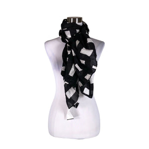 Unisex Marimekko - Scarf, size Maxi - Black (1)