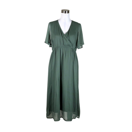 Unisex Mama Licious - Schiffon dress, size 40 - Green ()