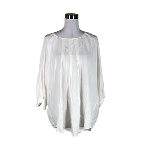 Unisex Studio - Schiffon tunic, size 38 - Natural white (1)