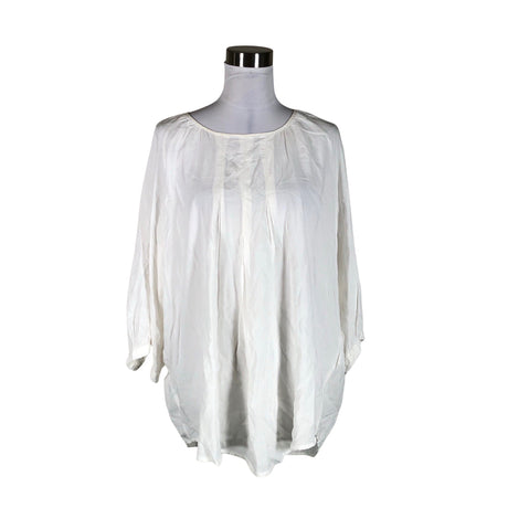 Unisex Studio - Schiffon tunic, size 38 - Natural white ()