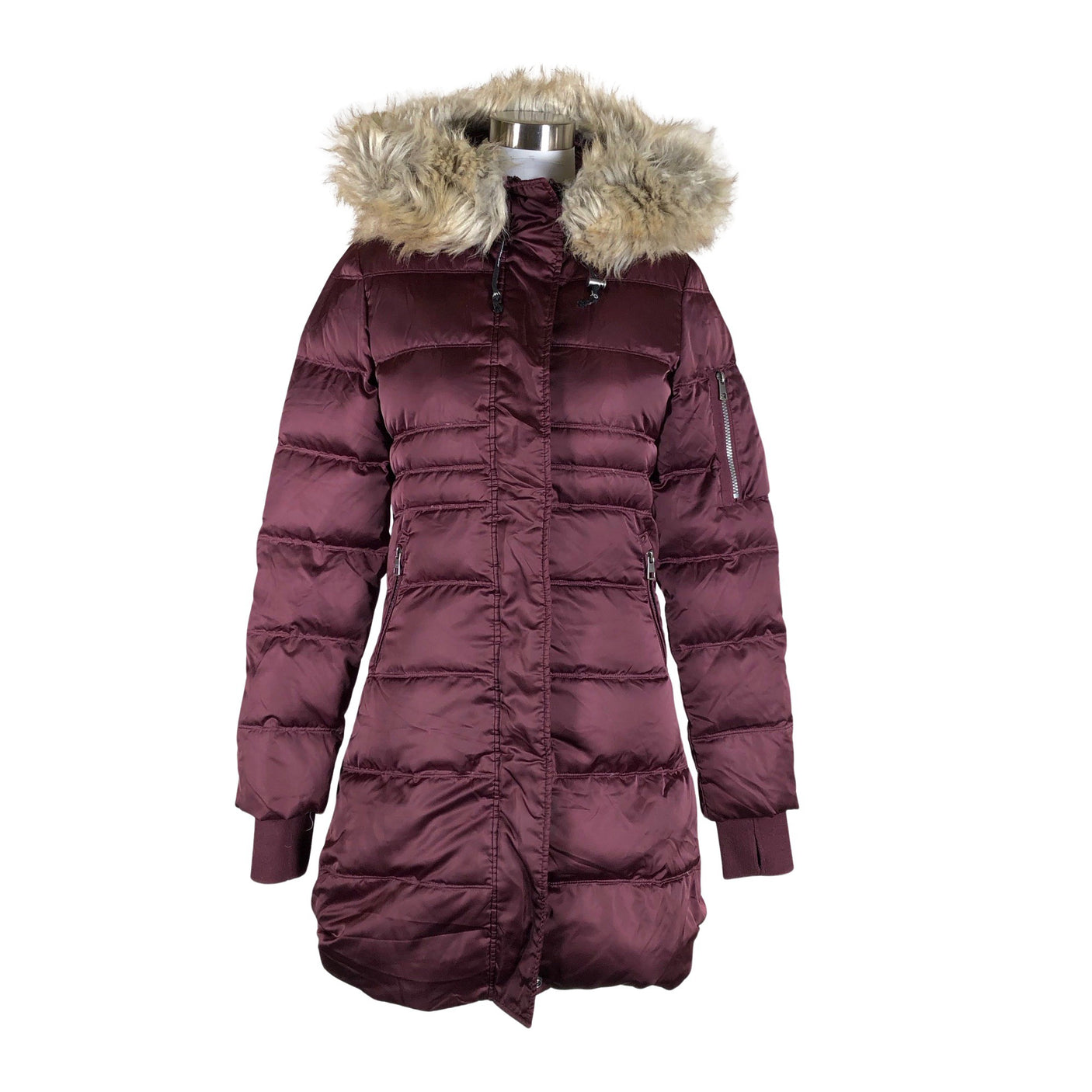 Unisex Calvin Klein Jeans - Down jacket, size 34 - Wine red (1)