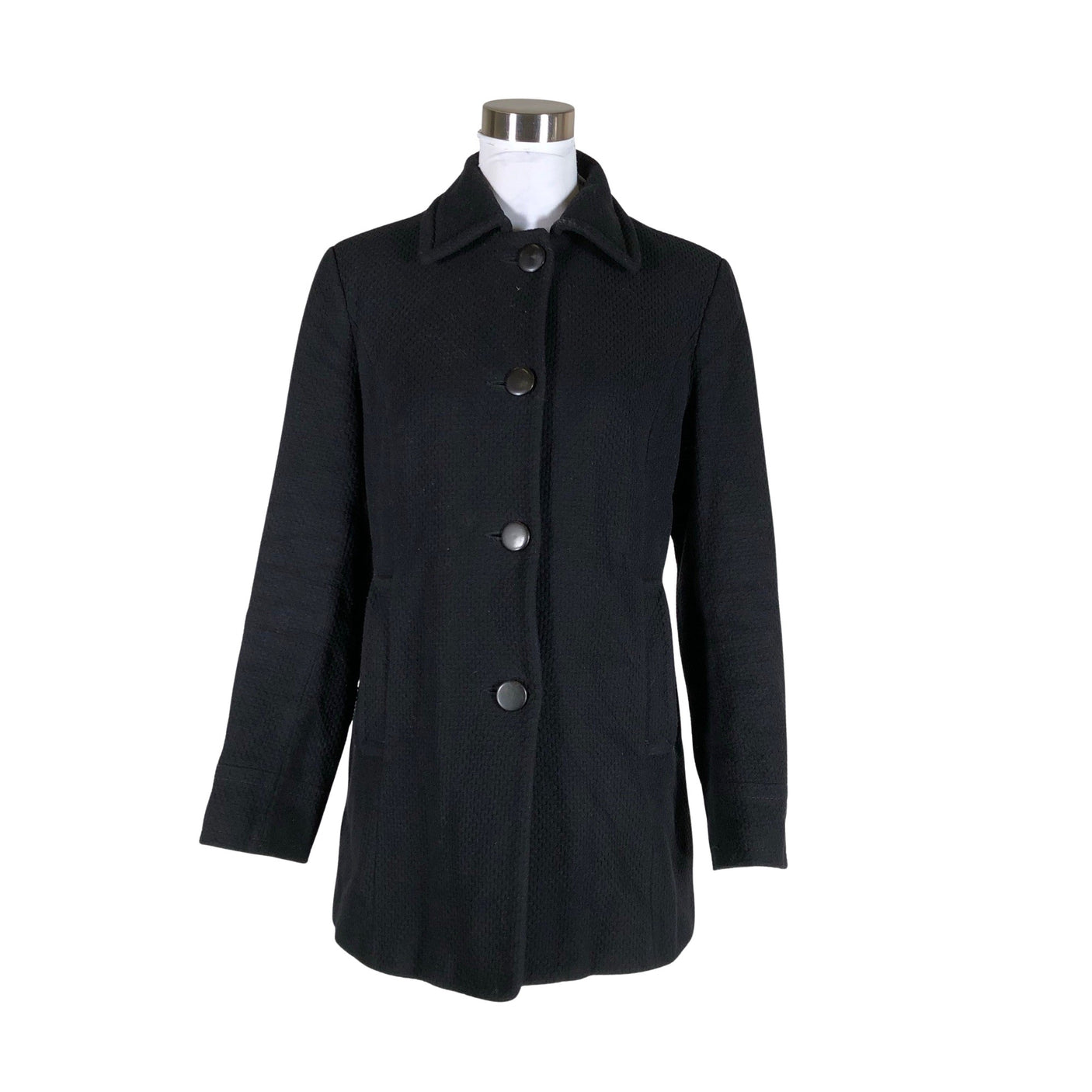 Unisex MasCara - Wool coat, size 36 - Black (1)