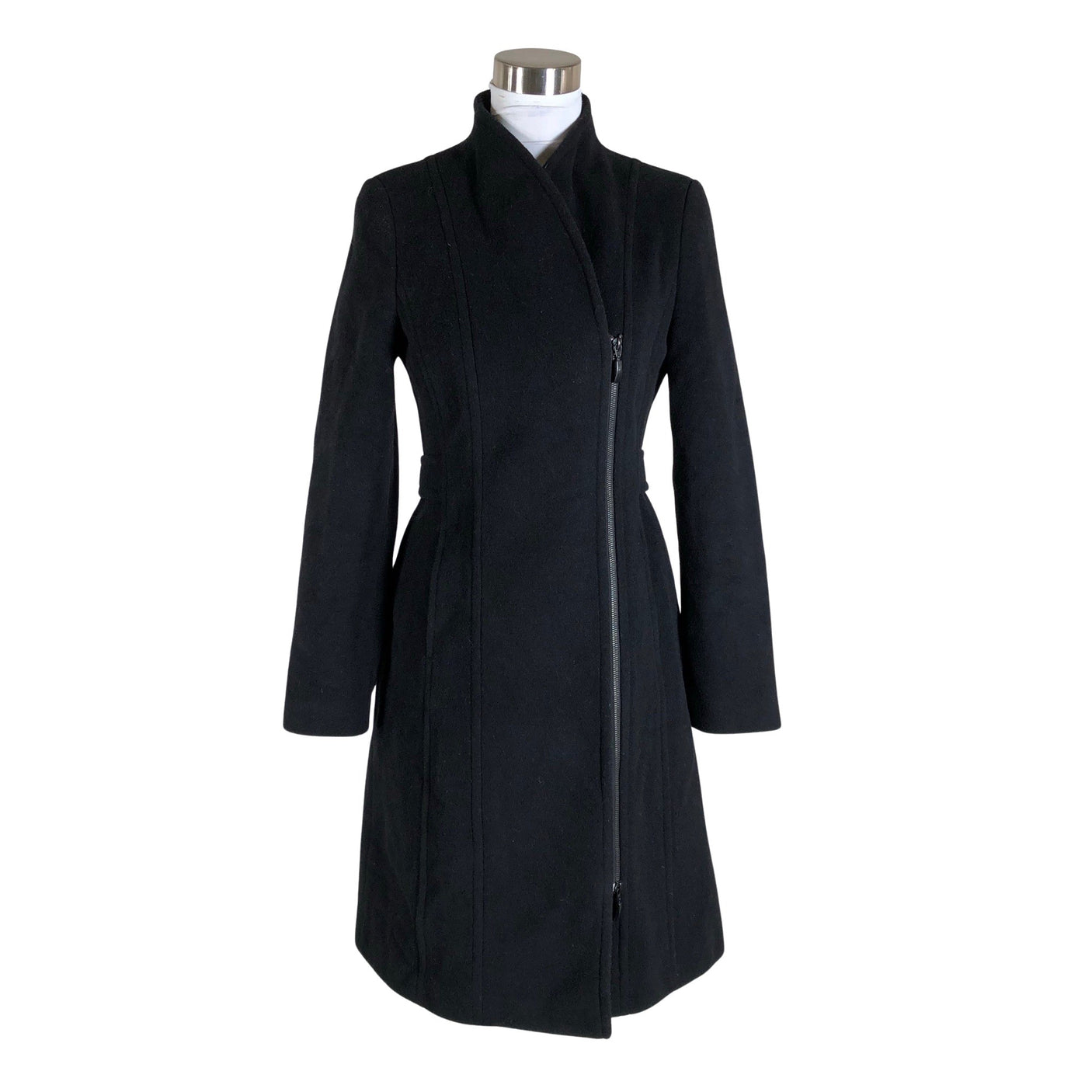 Unisex Denim Dream - Wool coat, size 34 - Black (1)