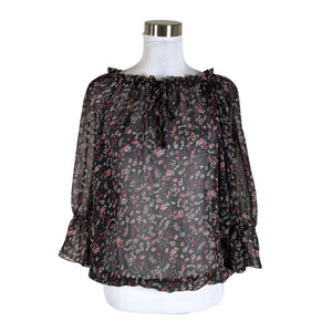 Unisex Wearhouse - Short-sleeved blouse, size 36 - Black (1)