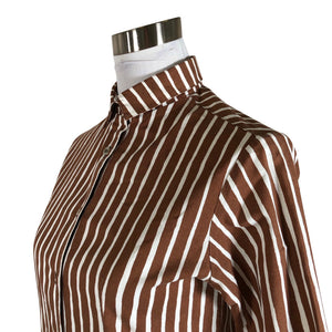 Unisex Marimekko - Collared shirt, size 34 - Brown (3)