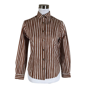 Unisex Marimekko - Collared shirt, size 34 - Brown (1)