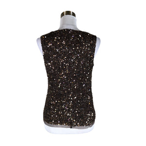 Unisex Andiata - Party top, size 38 - Brown (2)