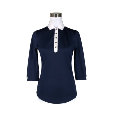 Unisex FootJoy - Sports shirt, long sleeve, size 36 - Blue ()