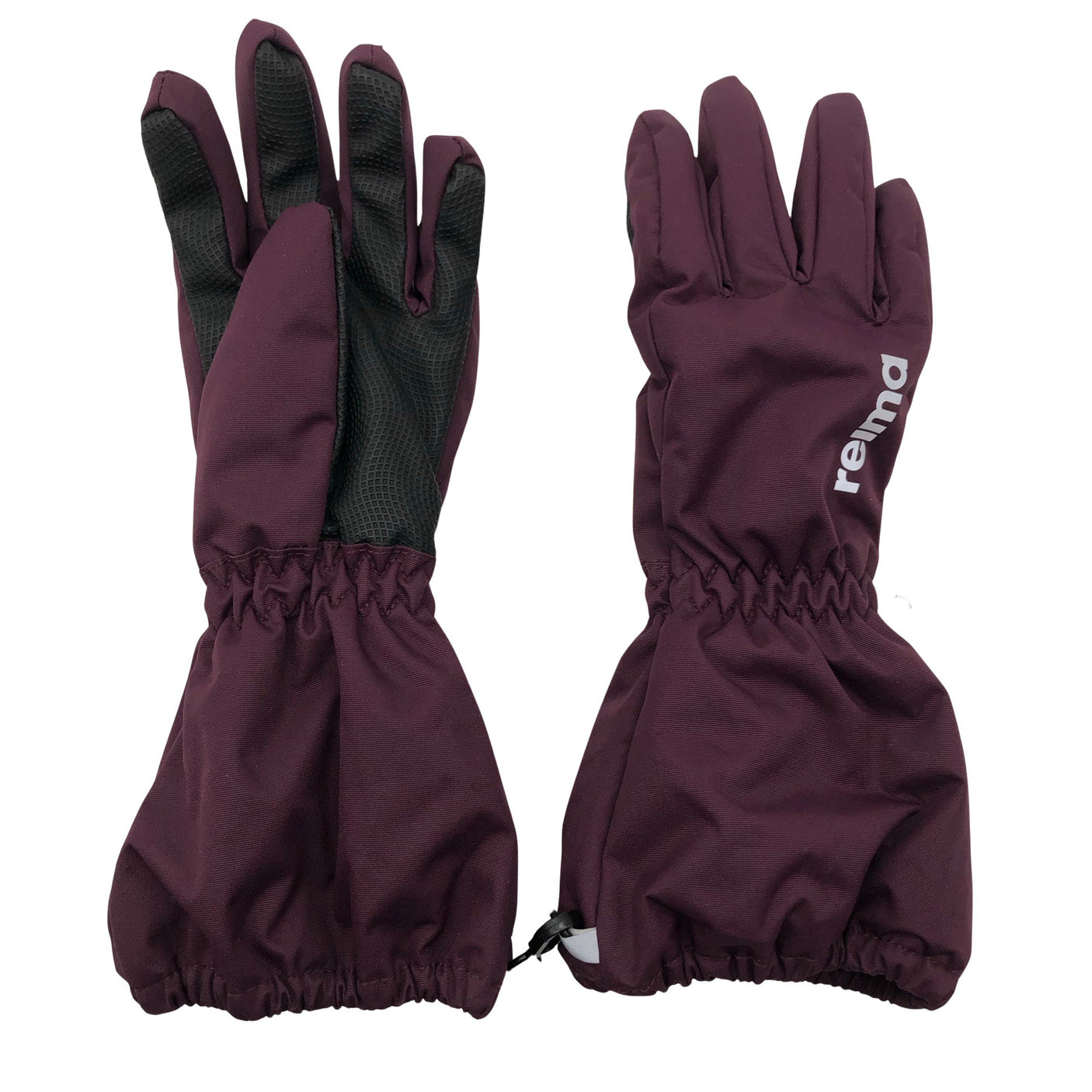 Unisex Reima - Winter gloves, size 5 - 8 vuotta - Wine red (1)