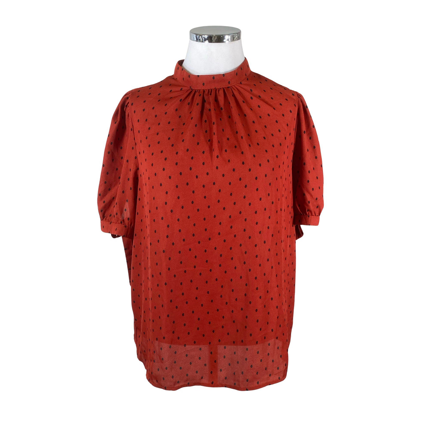 Unisex Fashion Union - Short-sleeved blouse, size 46 - Brown (1)