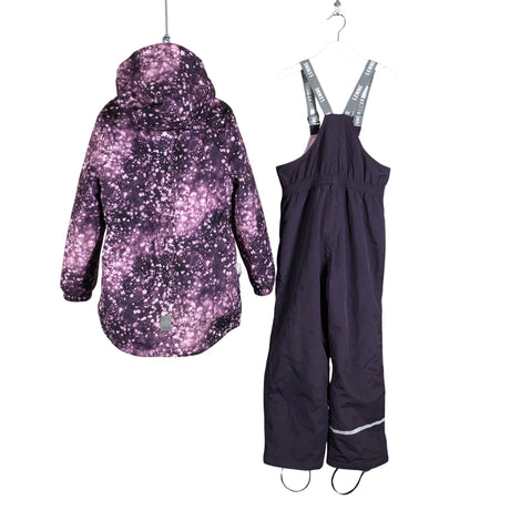 Unisex Lenne - Winter jacket and pants set, size 122 - 128 - Violet (2)